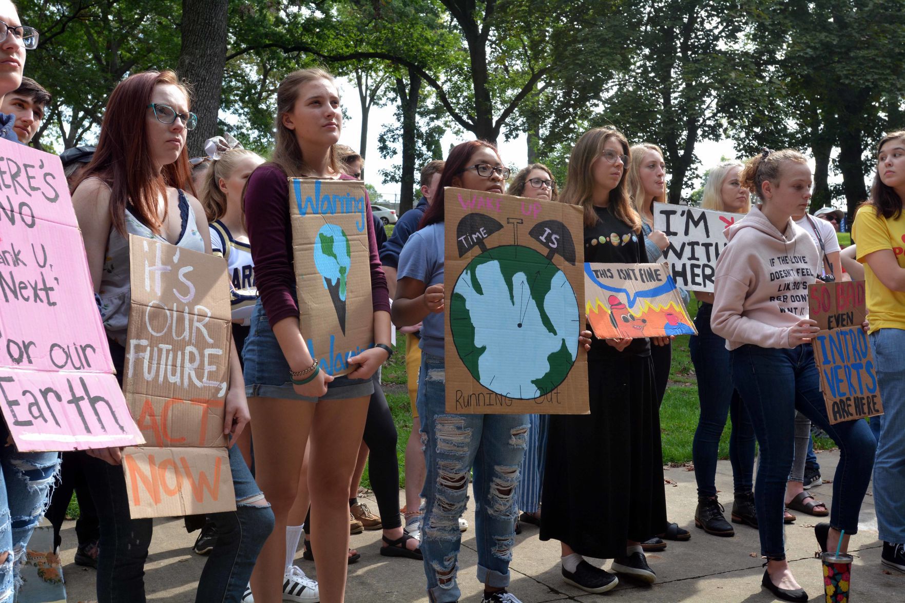 BHS strikes for climate change